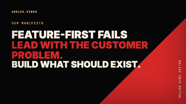 Mistake angle product marketing video example