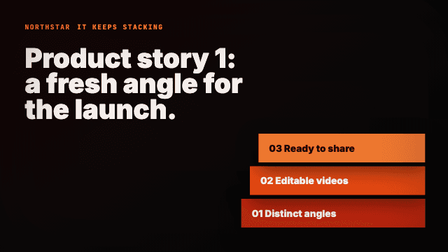 Problem Stack product marketing angle video preview
