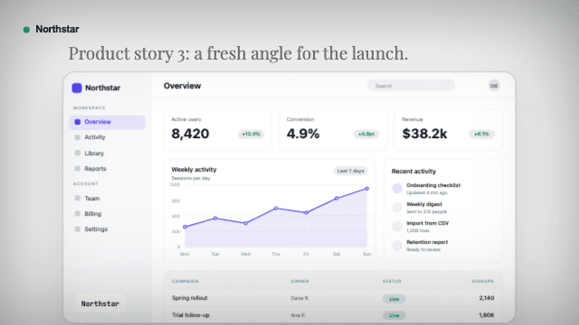 Hands On Proof product marketing angle video preview