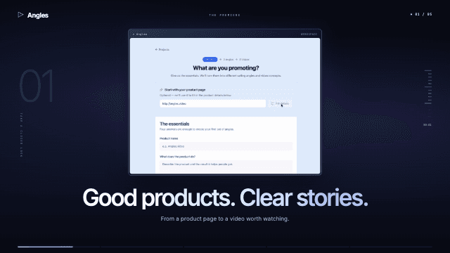 Screen Atelier product marketing angle video preview